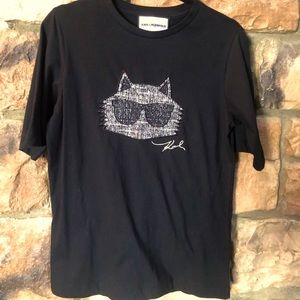 Karl Lagerfeld K/IKONIK CHOUPETTE T-SHIRT small